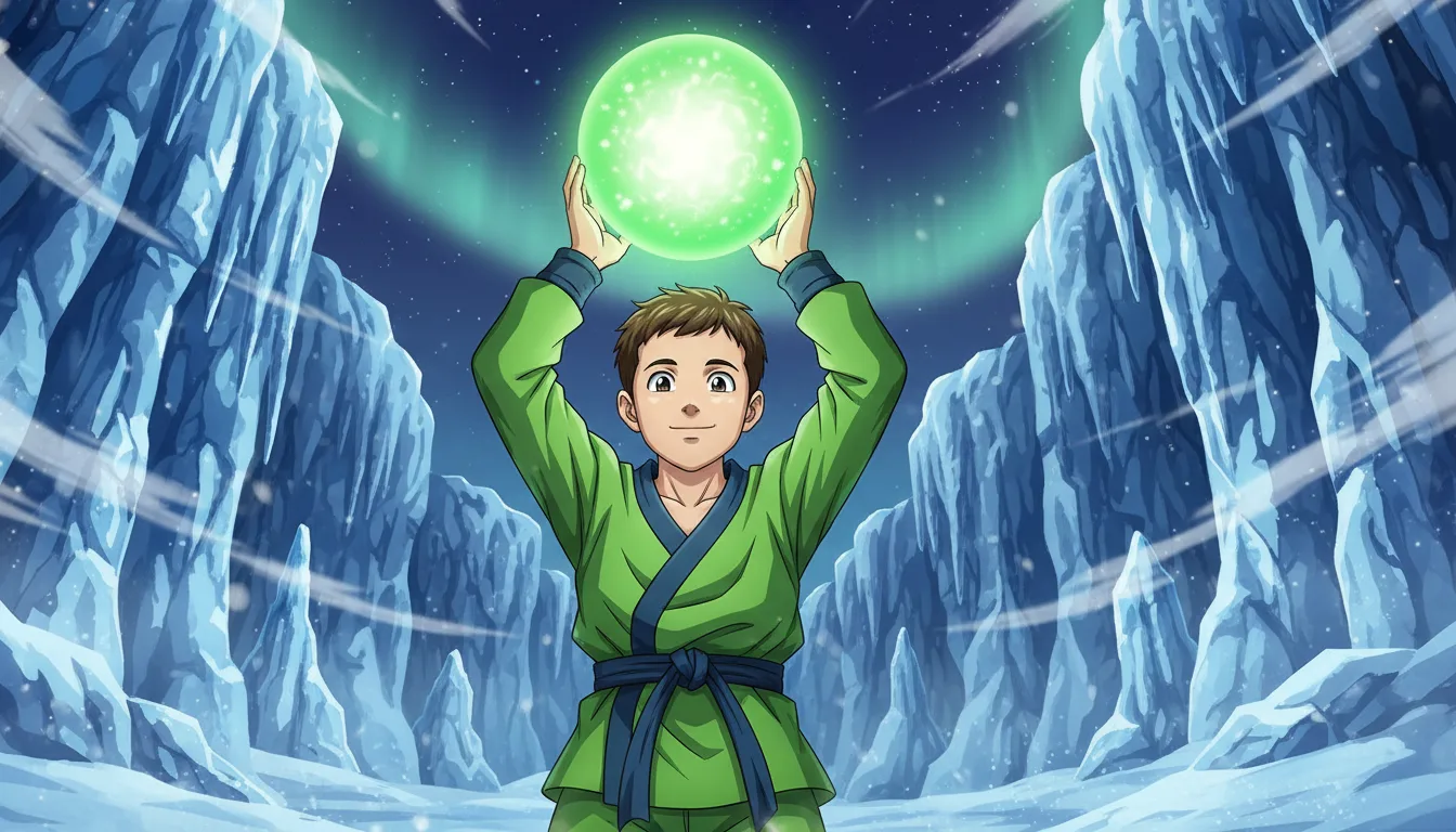 Daniel, esfera de energía en la tundra
